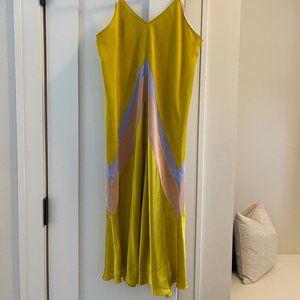 ATM Anthony Thomas Melillo slip dress, XS, green